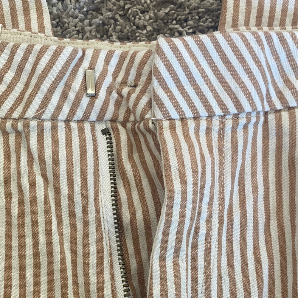 Brixton Vertical Striped Tan Chinos - Picture 3 of 4